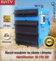 Kocioł AgroWarmer 150 KW na słomę i bele. Widok z boku.