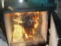 AgroWarmer 250 KW: spalanie słomy i biomasy w komorze kotła.