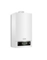 Gazowy kocioł kondensacyjny Logamax plus GB072V2 20 KW. Biały, wiszący, jednofunkcyjny z cyfrowym panelem sterowania i sterownikiem pokojowym.