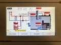 Panel sterowania kotła Biowarmer 150 kW z podajnikiem na biomasę.