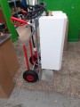 Mobilny kocioł elektryczny 24 kW na wózku transportowym.