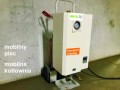 Mobilny piec elektryczny 24 kW na kółkach, wynajem.