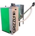 Kocioł grzewczy KGP Grizzly II 25 kW z podajnikiem pelletu.