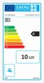 Etykieta energetyczna kotła Grizzly KGP 10, 10 kW, klasa A+.