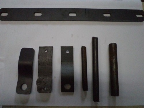 Elementy mechanizmu rusztu ruchomego (Logica 30-38) do kotła na paliwa stałe.