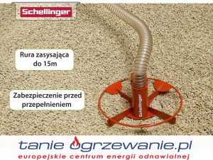 Pneumatyczny system podawania pelletu do 15m